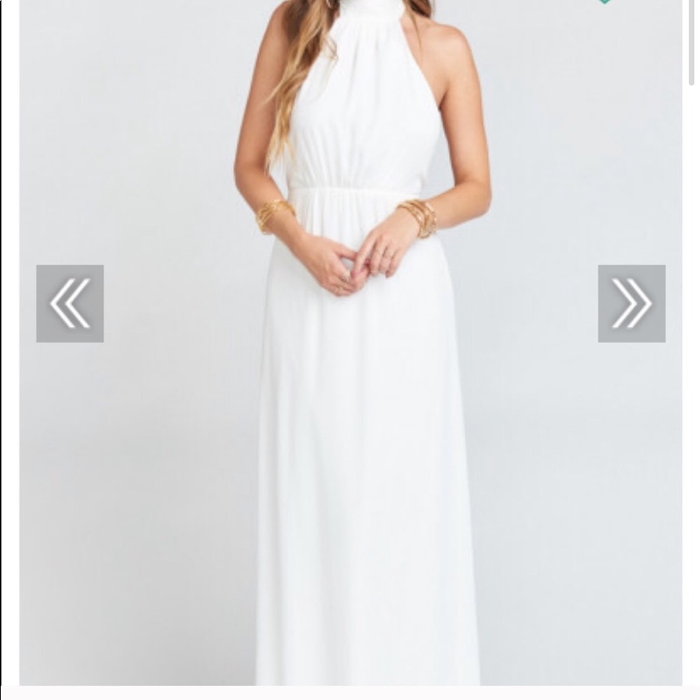 SMYM Collette Collar dress, crisp Ivory